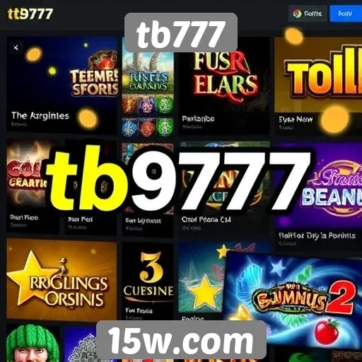 Exploração dos jogos populares no site tb777