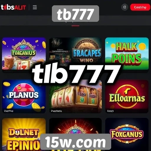 plataforma tb777 oferece uma variedade de jogos de cassino